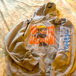 Men’s Naruto sweatshirt like new. Worn 3 times.